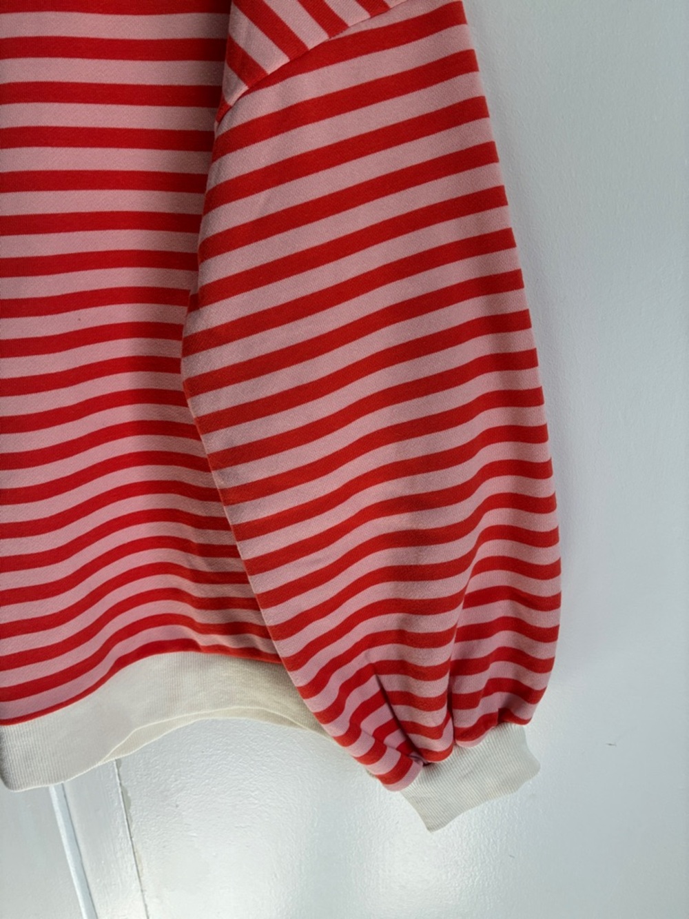 UEU Oversized Striped Crewneck Long Sleeve Color Block Pullover
Sweatshirt - Picture 5 of 8